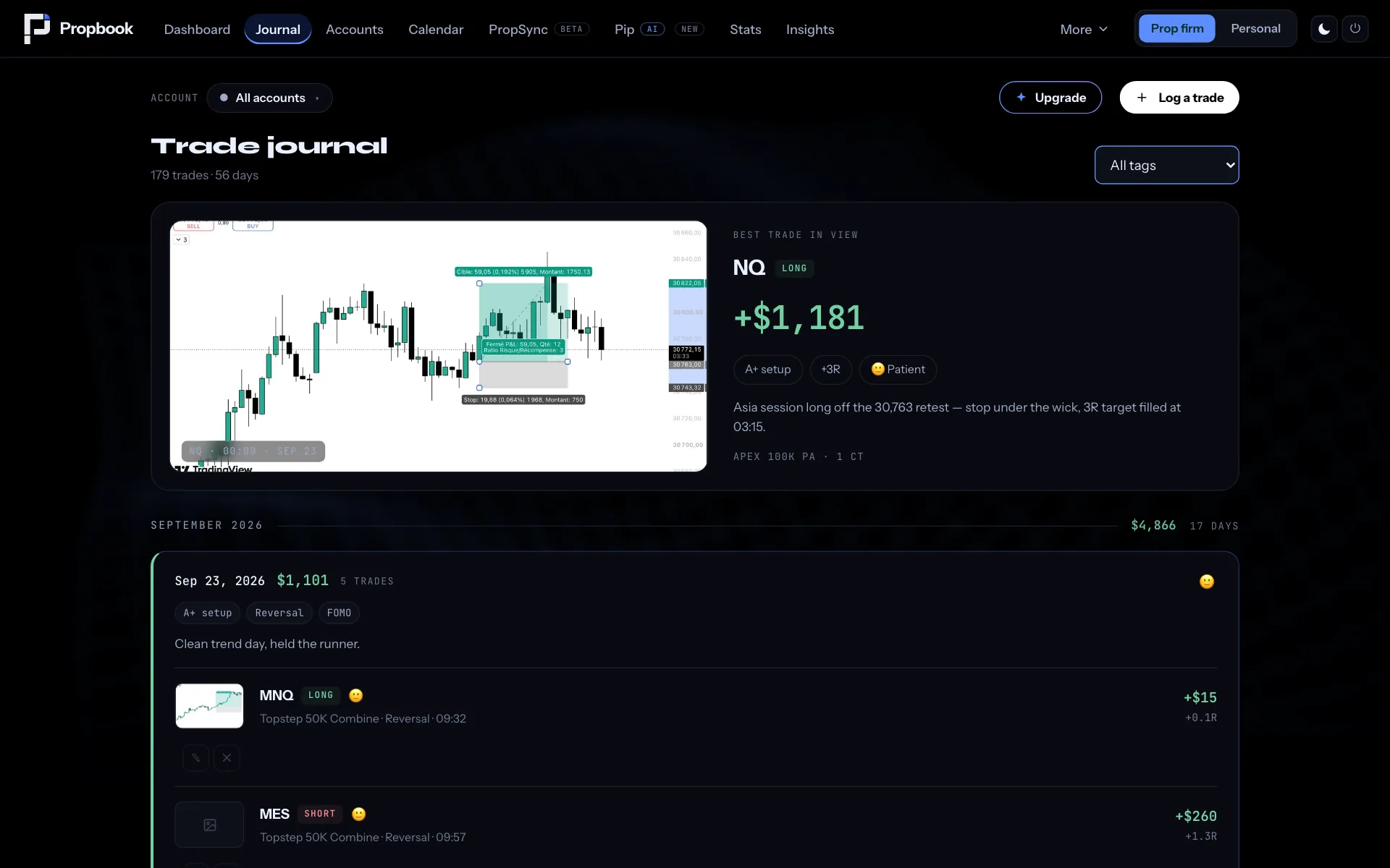 Bring every trade, from any platform.